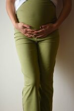 Trenerka za trudnoću i post partum „Leta” - zelena - Slika 3