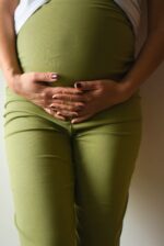 Trenerka za trudnoću i post partum „Leta” - zelena - Slika 2